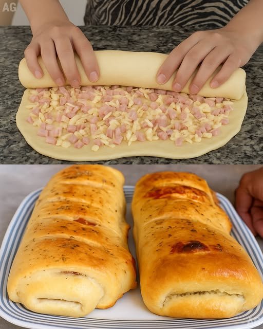 Pão Recheado Fácil: Segure o Marido com Esta Receita!