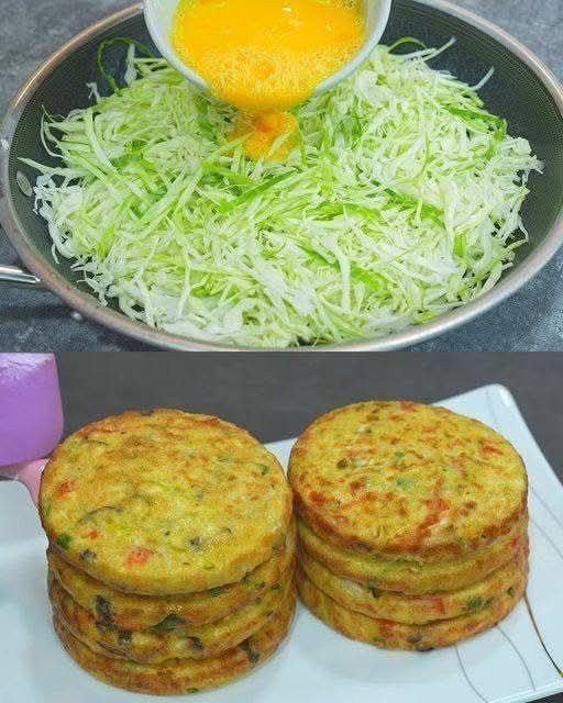 Deliciosas Panquecas Crocantes de Repolho - Receita!