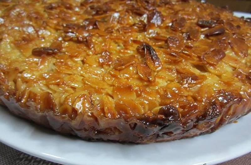 Tarte de Amêndoa fácil e rápida de fazer - Receitas De Ouro