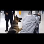 No aeroporto, um pastor alemão pula em um carrinho de bebê… e o que estava dentro surpreendeu a todos Imagem da página de origem