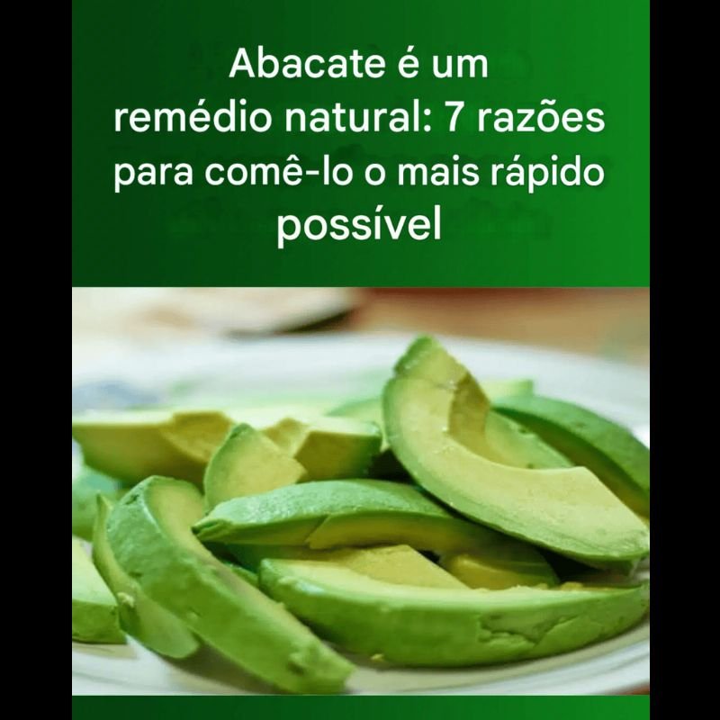 Abacate: Médicos Revelam Seus Incríveis Benefícios à Saúde