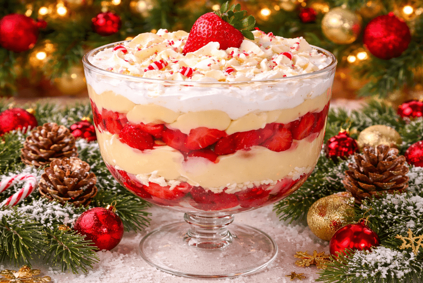 Merengue de Morango Natalino: O Sabor da Tradição! 🍓