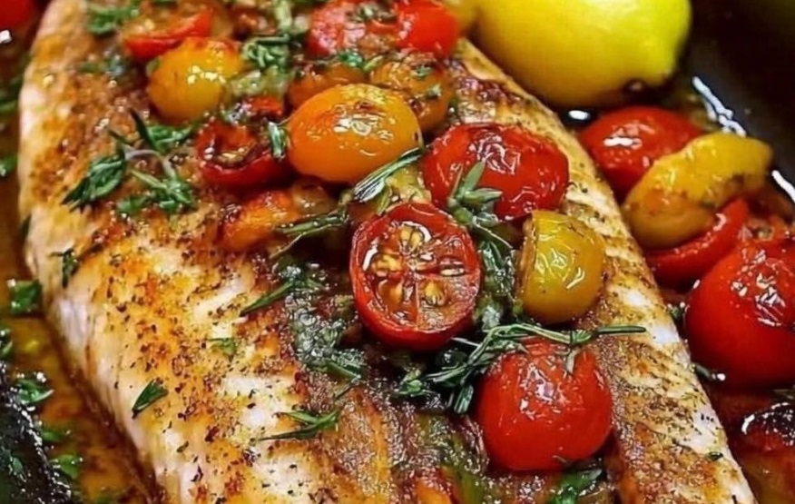 Filé de Peixe com Tomate e Limão: Receita Fácil e Saborosa