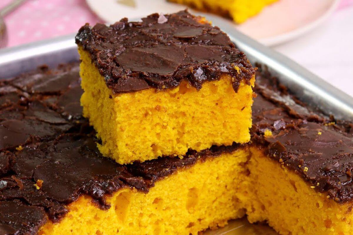 Receita de Bolo de Cenoura da Dona Nelma