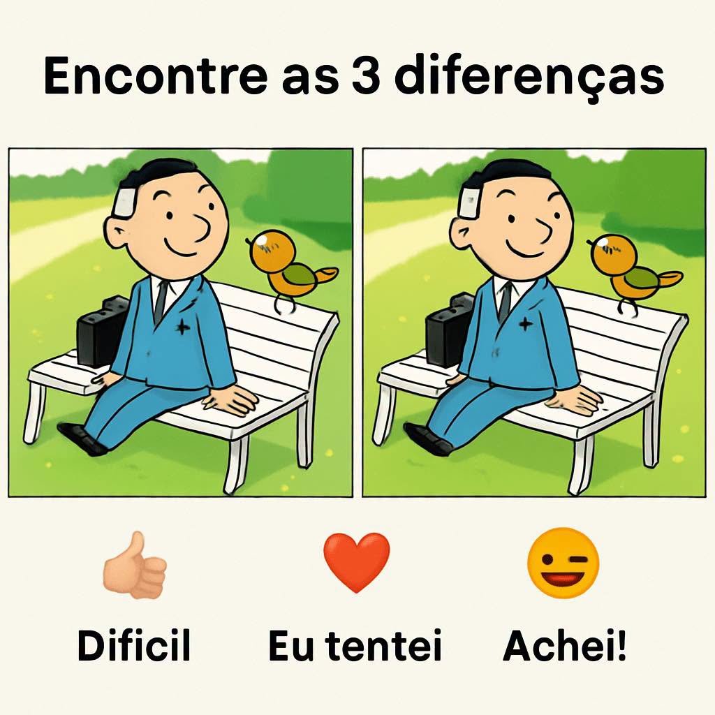 Apenas 1% Identifica 3 Diferenças em Menos de 20 Segundos!