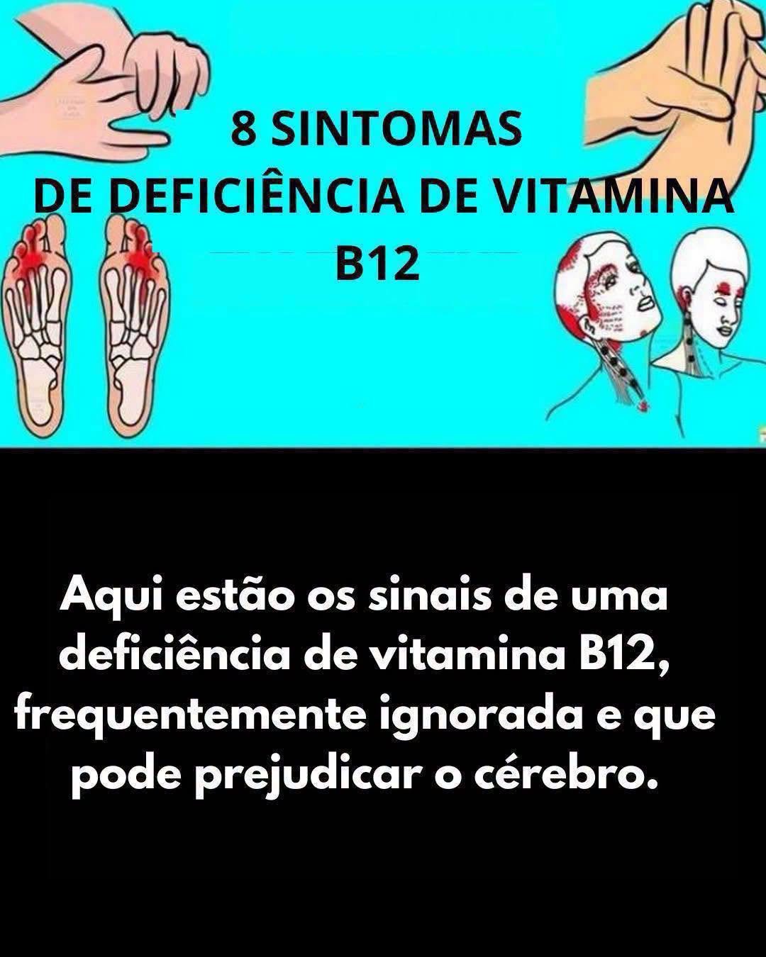 8 Sinais Cruciais de deficiência de vitamina B12 que Você Precisa Conhecer