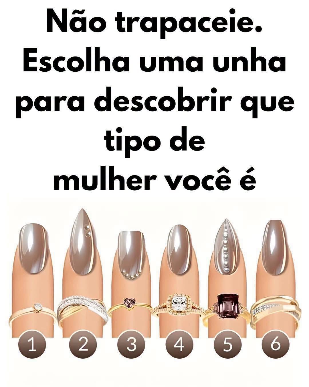 Sua Unha Revela o Tipo de Mulher Que Você É?