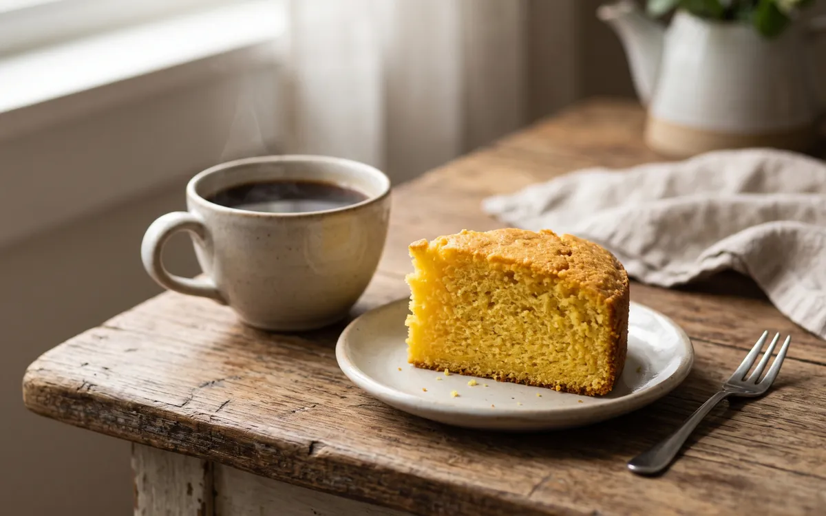 Bolo de fubá cremoso de liquidificador