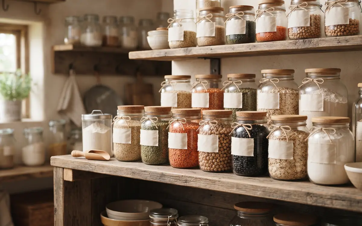 Como organizar o armário da cozinha e a despensa